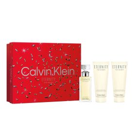 Eternity 3 Pcs Set For Women: 1.6 Eau De Parfum Spray + 3.3 Body Lotion + 3.3 Shower Gel