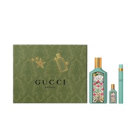 Gucci Flora Gorgeous Jasmine 3 Pcs Set For Women: 3.3 Eau De Parfum Spray + 0.16 Eau De Parfum + 0.33 Eau De Parfum Spray