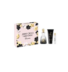 Jimmy Choo I Want Choo Forever 3 Pcs Set For Women: 3.4 Eau De Parfum + 0.25 Eau De Parfum + 3.4 Body Lotion