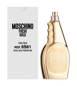 Moschino Fresh Gold Tester 3.3 Eau De Parfum Spray.