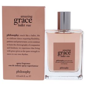 Philosophy Amazing Grace Ballet Rose 4 Oz Eau De Toilette Spray For Women