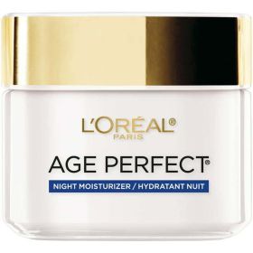 L'Oreal Paris Age Perfect Night Moisturizer Anti Aging Even Tone, 2.5 oz