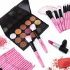 Blending Face Powder Blush Concealers Eye Shadows Cosmetic Brushes Kit