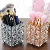 Crystal Makeup Organizer Storage Boxes Lipstick Holder Makeup Brush Storage Europe Make up Organizer Cosmetic Tools Display Box