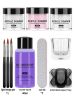 Nail Acrylic Powder and Liquid Monomer Nails Art Decoration For Manicure Set Kit  Professional Nail Art Tool Professional Kit Manicure Matte DIY