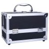 Portable travel makeup box cosmetics box with mirror can be folded to storage box