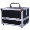 Portable travel makeup box cosmetics box with mirror can be folded to storage box