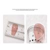 Nail Transparent Soft Ruler Wearing Tips Nail Tips Size Measurement Nail Drill Nail Tips Size Measurement Tool Nail Ruler