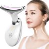 Neck Face Beauty Device LED Photon Therapy Skin Tighten Reduce Double Chin Anti Wrinkle Remove Lifting Massager Skin Care Tools