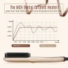 Hair Straightener Brush by MiroPure for Silky Frizz-Free Hair with MCH Heating Technology for Great Styling at Home