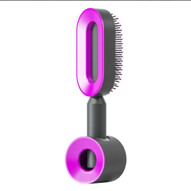 Non-heated Styling Comb-New 3D Air Cushion Massage Brush Air Bag Massage Comb (Color: Purple)