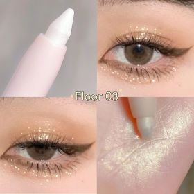 Crouching Silkworm Eyeliner Pen Makeup Brightening (Option: 03 Color Fluorescent Flash)