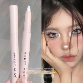 Crouching Silkworm Eyeliner Pen Makeup Brightening (Option: 02 Color Pearlescent White)