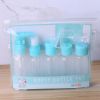 Travel Mini Makeup Cosmetic Face Cream Pot Bottles Plastic Transparent Empty Make Up Container Bottle Travel Accessories