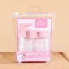 Travel Mini Makeup Cosmetic Face Cream Pot Bottles Plastic Transparent Empty Make Up Container Bottle Travel Accessories