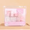 Travel Mini Makeup Cosmetic Face Cream Pot Bottles Plastic Transparent Empty Make Up Container Bottle Travel Accessories