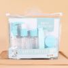 Travel Mini Makeup Cosmetic Face Cream Pot Bottles Plastic Transparent Empty Make Up Container Bottle Travel Accessories