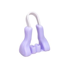 Magic Nose Shaper Clip Nose Lifting Shaper Shaping Bridge Nose Straightener Silicone Nose Slimmer No Painful Hurt Beauty Tools (Color: Purple)