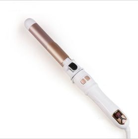 LCD Temperature Controlled Automatic Hair Curler (Color: White)