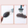 1Pc PP Plastic Comb Cleaner 2 In 1 Delicate Cleaning Reusable Hair Brush Comb Cleaner Tools Professional Salon Hairdressing Tool