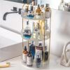 360° Rotating Makeup Organizer - DIY Adjustable Carousel Spinning Holder Rack - Large Capacity Cosmetic Storage Box