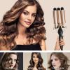 3 Barrel Curling Iron Wand Hair Styling Tool, Curling Iron Wand, Durable, For All Hair Types For Home Use For Beauty