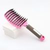 Hair Brush Scalp Massage Comb Hairbrush Bristle&Nylon Women Wet Curly Detangle Hair Brush for Salon Hairdressing Styling Tools