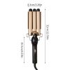 3 Barrel Curling Iron Wand Hair Styling Tool, Curling Iron Wand, Durable, For All Hair Types For Home Use For Beauty